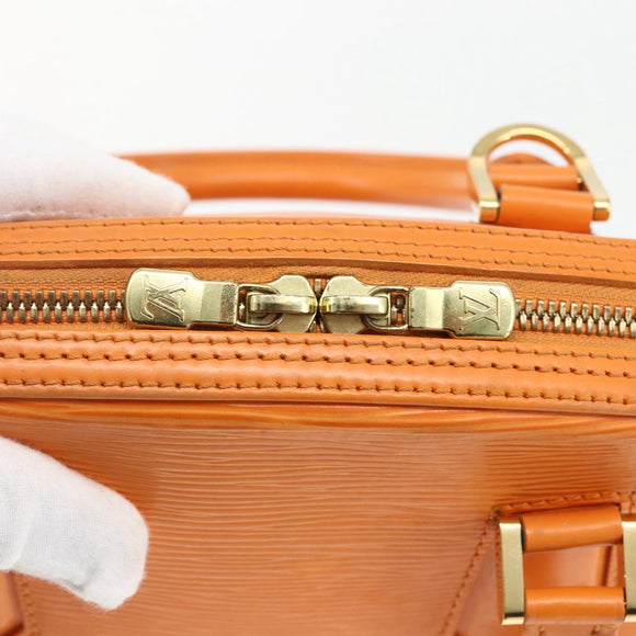 LOUIS VUITTON Epi jasmine Hand Bag 2way Orange Mandarin M5208H LV Auth 170789
