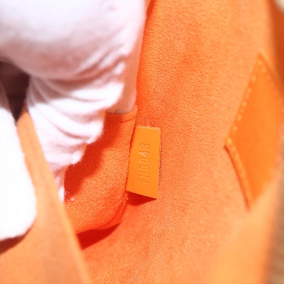 LOUIS VUITTON Epi jasmine Hand Bag 2way Orange Mandarin M5208H LV Auth 170789