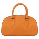 LOUIS VUITTON Epi jasmine Hand Bag 2way Orange Mandarin M5208H LV Auth 170789-3