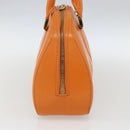 LOUIS VUITTON Epi jasmine Hand Bag 2way Orange Mandarin M5208H LV Auth 170789-4