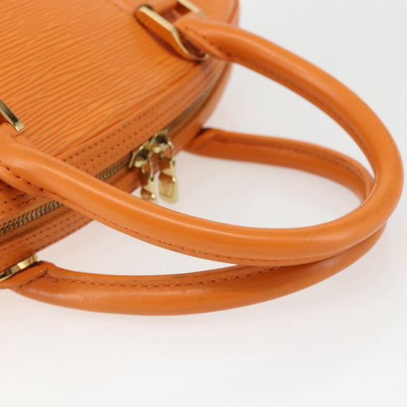 LOUIS VUITTON Epi jasmine Hand Bag 2way Orange Mandarin M5208H LV Auth 170789