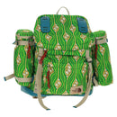 GUCCI The North Face Backpack Nylon Green Silver 650294 Auth 170794SAM-2