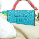 GUCCI The North Face Backpack Nylon Green Silver 650294 Auth 170794SAM-35