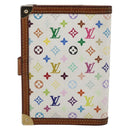 LOUIS VUITTON Multicolor Agenda PM Day Planner Cover White R21074 LV Auth 170796-2