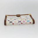 LOUIS VUITTON Multicolor Agenda PM Day Planner Cover White R21074 LV Auth 170796-4