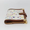 LOUIS VUITTON Multicolor Agenda PM Day Planner Cover White R21074 LV Auth 170796-6