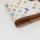 LOUIS VUITTON Multicolor Agenda PM Day Planner Cover White R21074 LV Auth 170796-14
