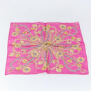 CELINE Circle Pouch Nylon Black Gold Auth 170798V-13