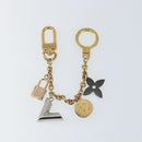 LOUIS VUITTON Chain Caleido V Charm Key Holder metal Gold M67379 LV Auth 170801-2