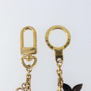 LOUIS VUITTON Chain Caleido V Charm Key Holder metal Gold M67379 LV Auth 170801-3