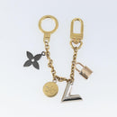 LOUIS VUITTON Chain Caleido V Charm Key Holder metal Gold M67379 LV Auth 170801-5