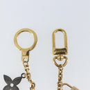 LOUIS VUITTON Chain Caleido V Charm Key Holder metal Gold M67379 LV Auth 170801-6