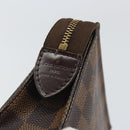LOUIS VUITTON Damier Ebene Poche Toilette 15 Pouch N47548 LV Auth 170802V-8
