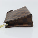 LOUIS VUITTON Damier Ebene Poche Toilette 15 Pouch N47548 LV Auth 170802V-4