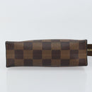 LOUIS VUITTON Damier Ebene Poche Toilette 15 Pouch N47548 LV Auth 170802V-6