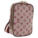 LOUIS VUITTON Monogram Mini Usu Digitaltasche Rot M60001 LV Auth 170804-1