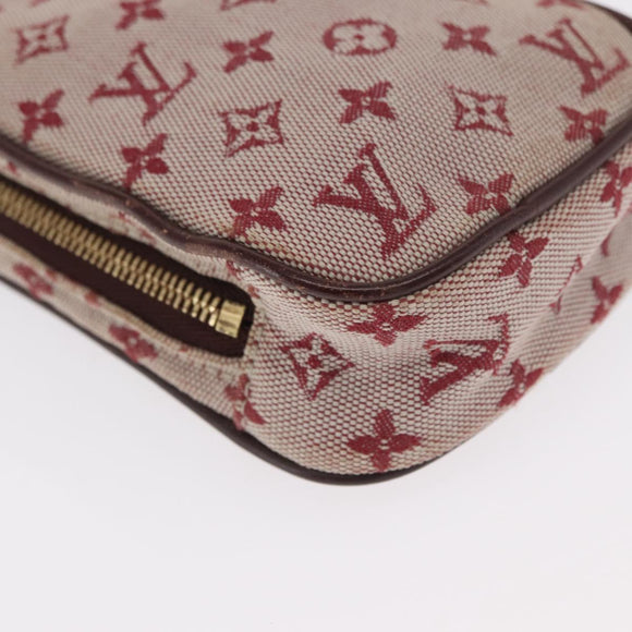 LOUIS VUITTON Monogram Mini Usu Digitaltasche Rot M60001 LV Auth 170804