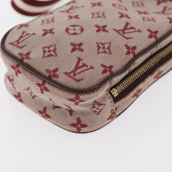 LOUIS VUITTON Monogram Mini Usu Digitaltasche Rot M60001 LV Auth 170804