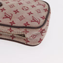 LOUIS VUITTON Monogram Mini Usu Digitaltasche Rot M60001 LV Auth 170804-16