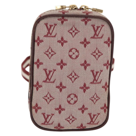 LOUIS VUITTON Monogram Mini Usu Digitaltasche Rot M60001 LV Auth 170804