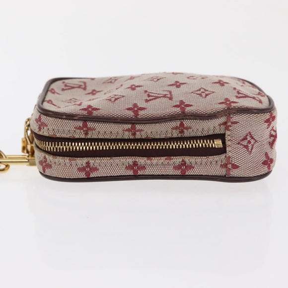 LOUIS VUITTON Monogram Mini Usu Digitaltasche Rot M60001 LV Auth 170804