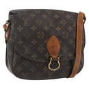 LOUIS VUITTON Monogram Saint Cloud GM Shoulder Bag M51242 LV Auth 170822-1