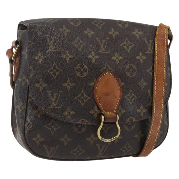 LOUIS VUITTON Monogram Saint Cloud GM Shoulder Bag M51242 LV Auth 170822