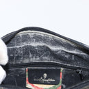 GUCCI GG Supreme Web Sherry Line Tasche PVC Schwarz Gold 72 02 088 Auth 170825A-18