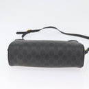 GUCCI GG Supreme Web Sherry Line Tasche PVC Schwarz Gold 72 02 088 Auth 170825A-9