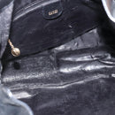 GUCCI Bamboo Shoulder Bag Leather 2way Black Gold 001 1781 1577 Auth 170828-17