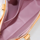 LOUIS VUITTON Monogram Vernis Columbus Tote Bag Pink M91032 LV Auth 170832-11