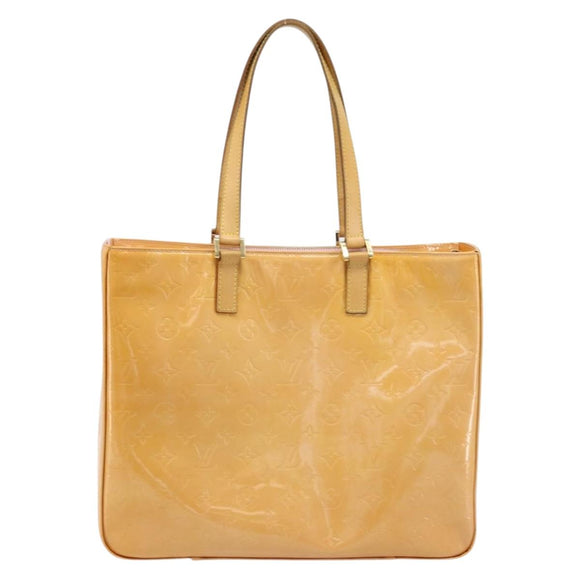 LOUIS VUITTON Monogram Vernis Columbus Tote Bag Pink M91032 LV Auth 170832