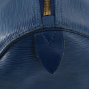 LOUIS VUITTON Epi Keepall 50 Boston Bag Blau M42965 LV Auth 170836-18