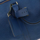 LOUIS VUITTON Epi Keepall 50 Boston Bag Blau M42965 LV Auth 170836-19