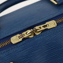 LOUIS VUITTON Epi Keepall 50 Boston Bag Blau M42965 LV Auth 170836-20