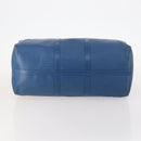 LOUIS VUITTON Epi Keepall 50 Boston Bag Blau M42965 LV Auth 170836-5