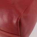 LOUIS VUITTON Epi Keepall 50 Boston Bag Red M42967 LV Auth 170837-12