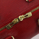LOUIS VUITTON Epi Keepall 50 Boston Bag Red M42967 LV Auth 170837-17