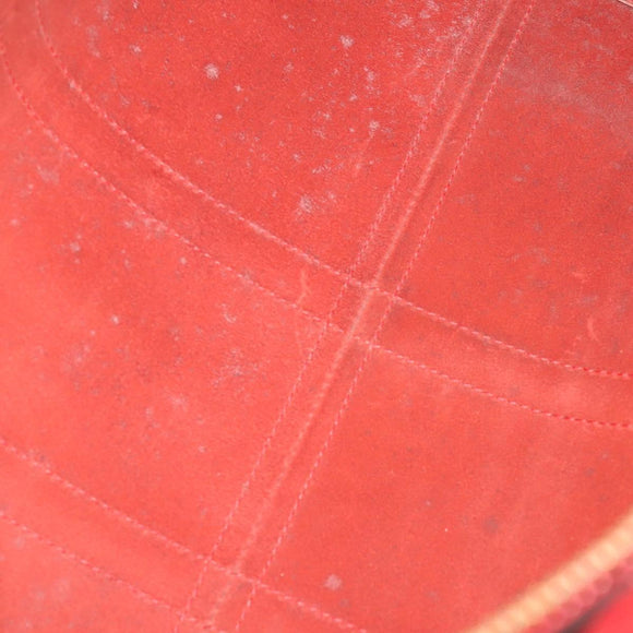 LOUIS VUITTON Epi Keepall 50 Boston Bag Red M42967 LV Auth 170837