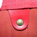 LOUIS VUITTON Epi Keepall 50 Boston Bag Red M42967 LV Auth 170837-21