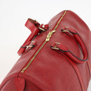LOUIS VUITTON Epi Keepall 50 Boston Bag Red M42967 LV Auth 170837-6