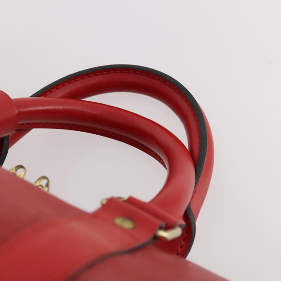 LOUIS VUITTON Epi Keepall 50 Boston Bag Red M42967 LV Auth 170837