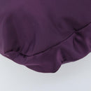Salvatore Ferragamo Vala Shoulder Bag Nylon Purple Gold Auth 170840A-17