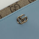 GUCCI GG Supreme Key Case PVC Light Blue 847916 Auth 170844SM-19
