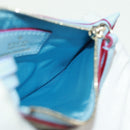 GUCCI GG Supreme Key Case PVC Light Blue 847916 Auth 170844SM-23