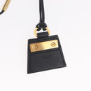 HERMES Mon Petit Kelly PM Necklace Leather Black Auth 170847M-11
