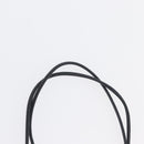 HERMES Mon Petit Kelly PM Necklace Leather Black Auth 170847M-14