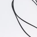 HERMES Mon Petit Kelly PM Necklace Leather Black Auth 170847M-15