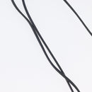 HERMES Mon Petit Kelly PM Necklace Leather Black Auth 170847M-5
