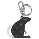 LOUIS VUITTON Monogram Eclipse Porte Cles LV Rat Charm M68835 LV Auth 170848M-6